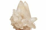 Cave Calcite Stalactite with Fluorescent Calcite - Wenshan Mine #223537-2